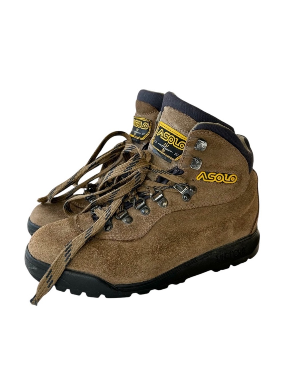 Vintage Asolo Rainer Suede Mountaineer Hiking Boots